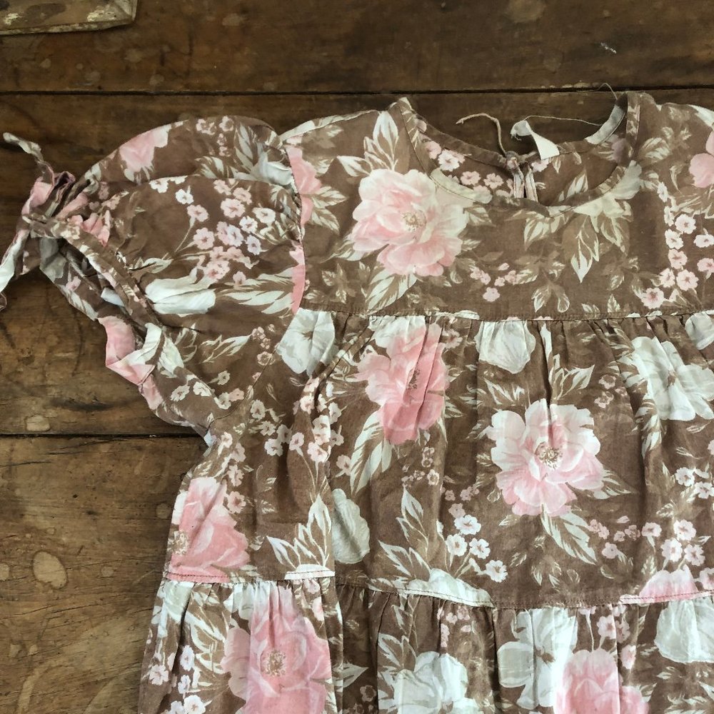 Urban Outfitters Floral Print Babydoll Dress